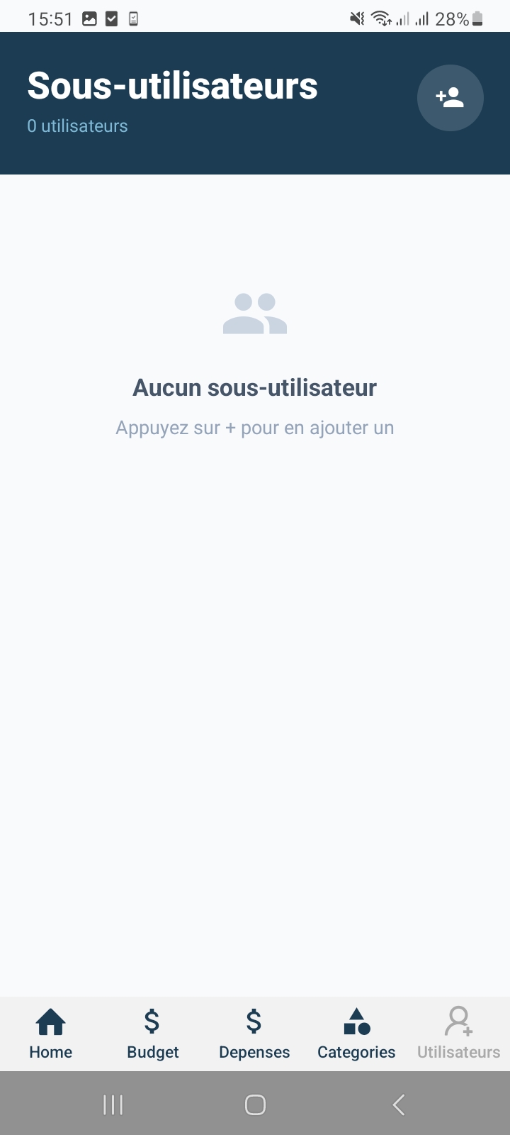 Sub-users empty